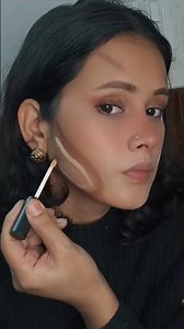 Model vs Lifted Contour — Spot the Difference #makeup #beauty