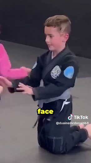 Girl Beats Boy in Judo Match