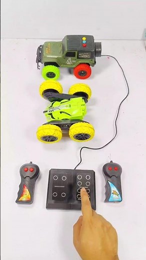 Stunt Remote control car with DC motor / Remote wali car Powered by DC motor / Remote car vs RC car