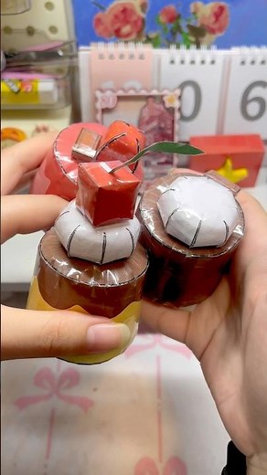 Pudding paper squishy tutorial #diy