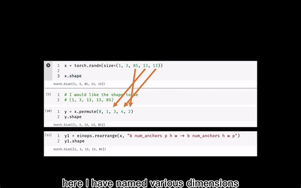 目标检测必知必会系列（四）：使用einops进行简单的Reshape,Permute,Squeeze,Unsqueeze