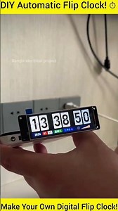 Built the Ultimate DIY Flip Clock! ⏱️ This Desktop Gadget Looks Insane!