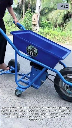 Motorized Mini Transport Cart Powerful Flexible Utility #viral #tools #smart #creative