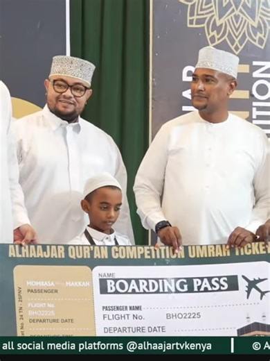 Congratulations to the Winner of Juzuu 5: Salim Said