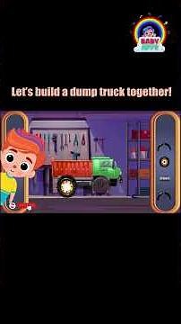 Let’s Build a Dump Truck Together! 🚛 | Fun Construction for Kids