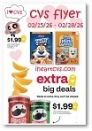 02/15 - 02/28 cvs flyer & codes