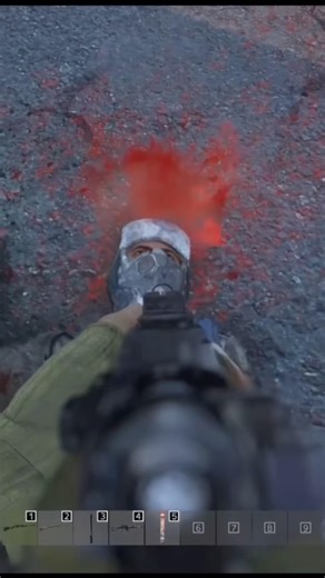 SIN MIRA, EN MOVIMIENTO… Y LO TUMBO 😱 #dayz #shorts
