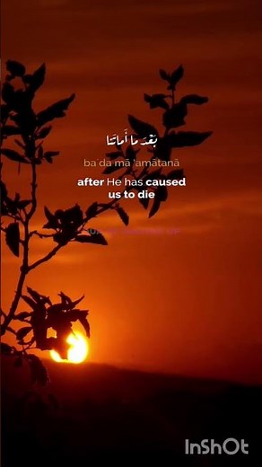 Dua for waking up in the morning #dua #wakingup #morning