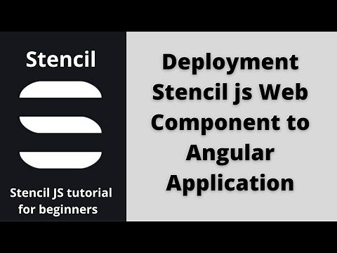 Deploy Stencil JS web component to Angular application