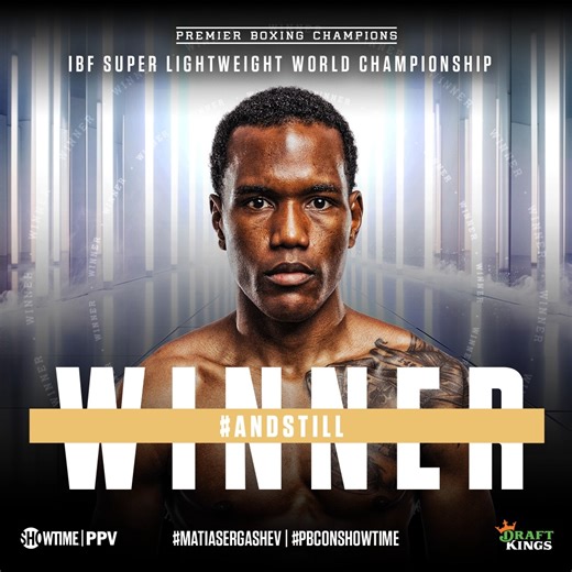Subriel Matias stops another opponent! Shohjahon Ergashev's corner waves off the fight after 4RDs, adding another TKO to his record and handing Ergashev his first professional loss. #MatiashErgashev Order the #BenavidezAndrade PPV now: https://pbcham.ps/BenavidezAndrade-BUYNOW | Premier Boxing Champions