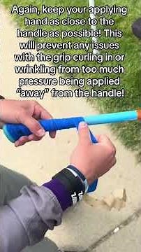 How to wrap an axe handle bat with a bat grip #baseball #baseballmom #baseballdad #howto #homerun