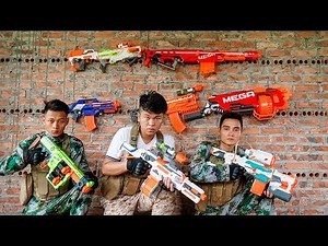 Nerf War: Alone Knight Sniper Nerf Battle The Archenemy Fight Brother NERF MOVIES
