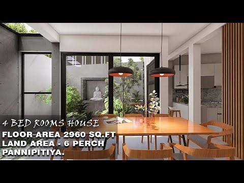 House design | 6 perch land | 4 bedroom | Pannipitiya, SriLanka | House plan | 2025 | Luxury