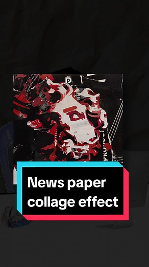 News paper collage effect #graphicdesigntips #graphicdesign #photoshop #photoshoptutorial #designtips #tutorial #collageart