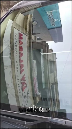 Glass buffing of CAR. IT can impact your LIFE. AVOID ACCIDENT. UNIK CAR POLISHING - 9099785123