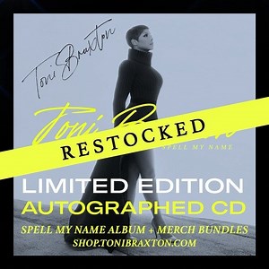 72K views · 4.5K reactions | I restocked my merch store with more Limited Edition autographed CDs and posters!  Shop.ToniBraxton.com | Toni Braxton | Facebook
