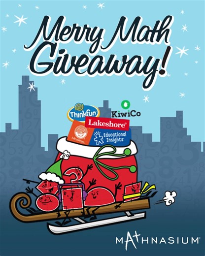 Mathnasium Learning Centers on Instagram: "🎉 Our annual Merry Math Giveaway is here next week! 🎉 From December 1–5, Mathnasium is partnering with some of our favorite brands for daily giveaways on Instagram! Each day features: 🎁 A special gift from our Holiday Gift Guide (link in bio) 📚 One month of free Mathnasium instruction Follow along on our national Instagram @Mathnasium to enter, stay up to date, and spread the math cheer! Don’t miss your chance to win big this December. ✨ #Mathnasium
