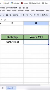How young are you? #payrollexceltemplate #exceltricks #exceltips #Excel | Payroll Excel Template