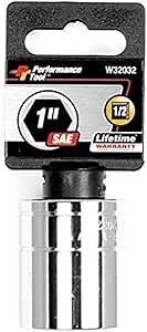 Performance Tool W32032 1/2 Drive 6-Point Socket, 1