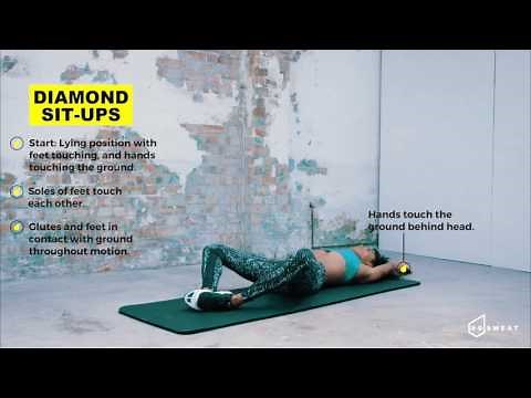 Diamond Sit Ups