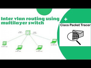 Part 3 - Inter vlan routing | Using multilayer switch | Cisco Packet Tracer