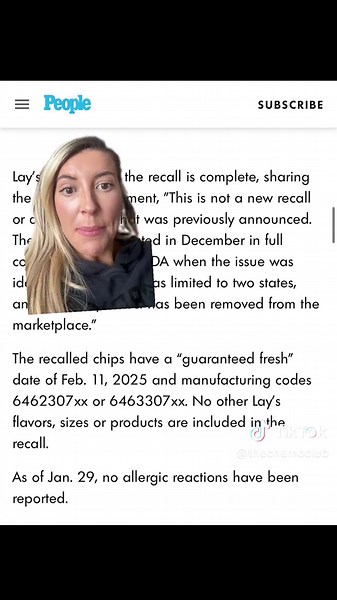 Lays Chips Recall: Important Food Safety Alert
