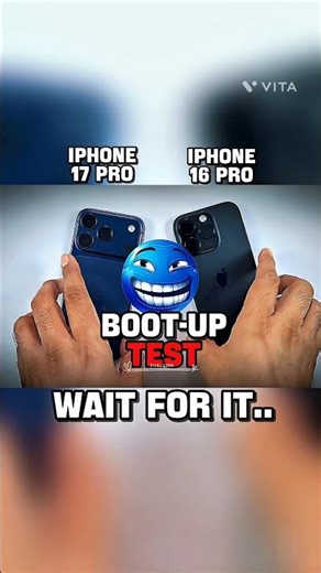 iPhone 17 Pro vs iPhone 16 Pro Boot Up Test Startup Speed Comparison 2025