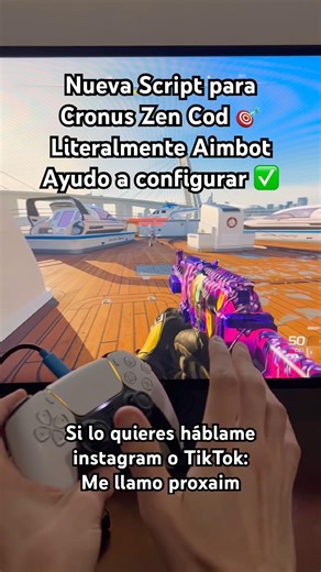 🎯 AIMBOT CRONUS ZEN ✅ La Mejor Script para Call of Duty Warzone Black ops 7 Ps5 Xbox Pc configurar