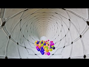 Marble Race on the Pipe: Proliferation Survival Challenge | Marble Animation