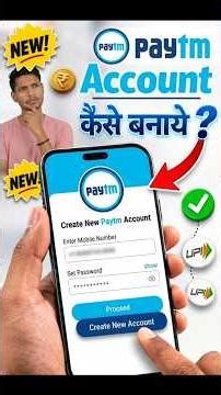 Paytm account kaise banaye✅️ how to create paytm account 2026 | #shorts #paytm