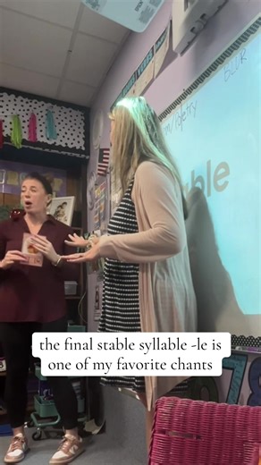 Engaging with the Final Stable Syllable -le Chant