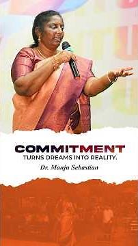 Commitment turns dreams into reality | Dr. Manju Sebastian | Montessori Schools – Guntur