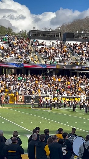 APP. STATE NATIONAL ANTHEM W/ Airforce Flyover | Dale Craver