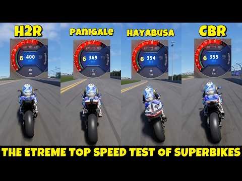 MOST EXTREME SUPER TUNED SUPERBIKES TOP SPEED BATTLE! 🔥 Max Upgraded H2R vs V4R vs M1000RR 400+ KM/H — Watch Ad-Free | SkipVids