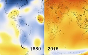 399K views · 4.1K reactions | Animation: 100 years of global warming in less than a minute. | The Telegraph | Facebook