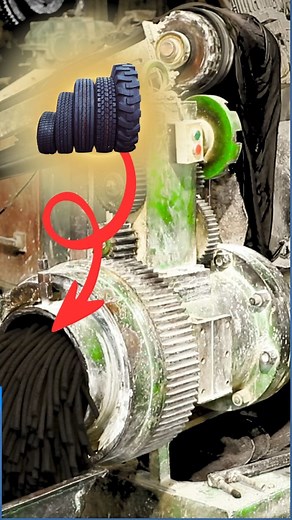 2.1K views | Tyre Recycling Process | Reclaimed Rubber Making Inside...