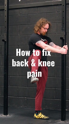 Want to fix back and knee pain? Improve your hip mobility, stretch your sides and your glutes