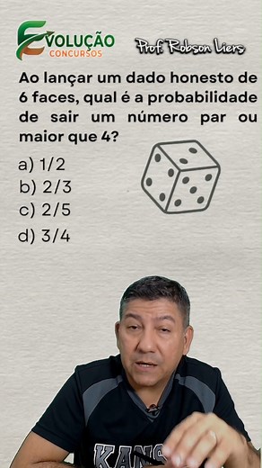 12K views · 270 reactions |  Probabilidade no Dado: Você Acertaria?...
