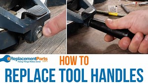 Over time it is certainly possible to lose or damage the handles or knobs to your power tools. They're just a part of the tool that can come loose easily, and get lost in the shuffle. Fortunately, if you know the model number of your tool, you can head over to https://www.ereplacementparts.com/​ and pick up a brand new part! However, you can save yourself a little time by scrounging around your shop, and replacing the handle with stuff you have lying around! In this video, Dave has a Miter Saw t