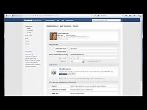 Plugin-Facebook-Connexion: Création d'une application facebook