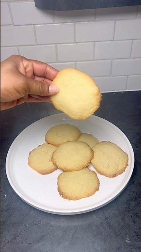 3 Ingredient Sugar Cookies That Melt In Your Mouth | Family Recipe #food #recipe #cookies #reels
