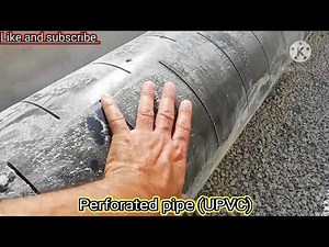 Perforated pipe (PVC)