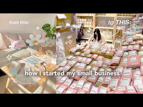 how i started my small business & grew it into a SUCCESSFUL online brand (at 21 years old) 🧸💌