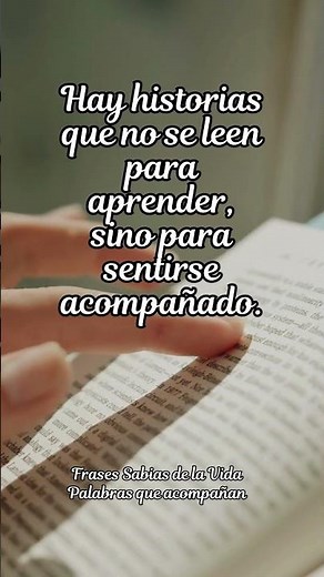 Leer también es compañía | Frase profunda