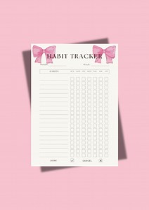 Minimalist Habit Tracker (printable) | Daily Routine Tracker | Self Care and Goal Planner| Instant Download - Etsy Canada