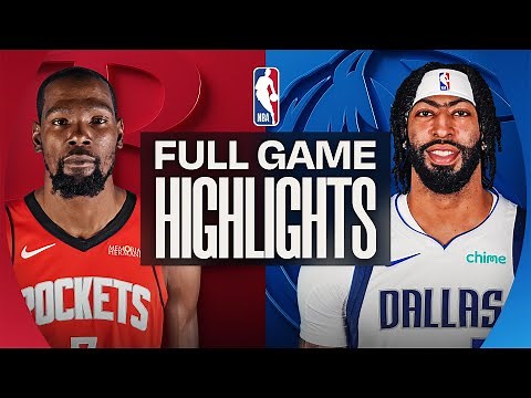 ROCKETS at MAVERICKS | FULL GAME HIGHLIGHTS | January 3, 2026
