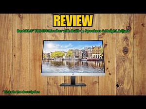 HP 24mh Monitor Review 2025 – Best 23.8” FHD IPS Monitor with Built-In Speakers & Height Adjust