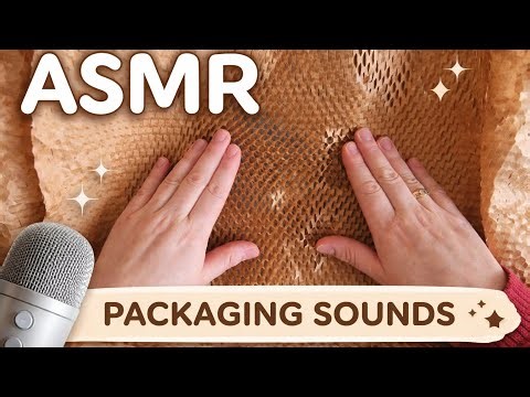 ASMR Packaging Paper Sounds | Crackling, Stretching & Tearing (No Talking)
