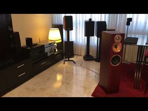 Speakers B&W CM7 sound test 2