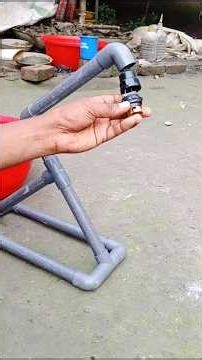 Table lamp made of PVC Pipe #table_lamp #making_lamp #tranding #shorts